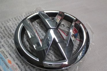 13款新宝来中网车头前标志中心圆标VW标电镀改装专用正品配件