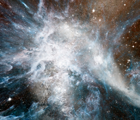 宇宙星空银河系海报 唯美风景贴纸 客厅装饰画相框照片墙贴S552C