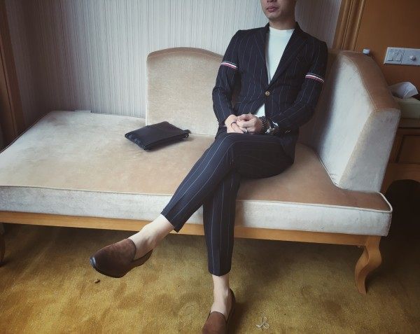 Costume homme en coton pour automne - Ref 1554386 Image 1