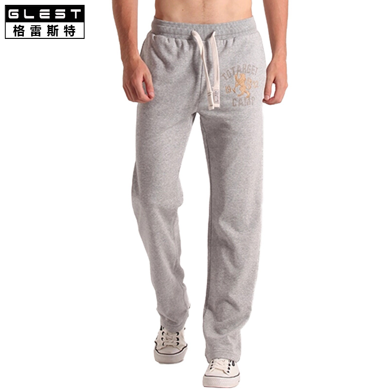 GLEST秋冬运动裤 男士长裤加绒加厚针织休闲裤时尚韩版潮卫裤