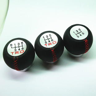 TRD通用排挡头 新锐志卡罗拉威驰改装挡把头真皮手动波棍头5档6档