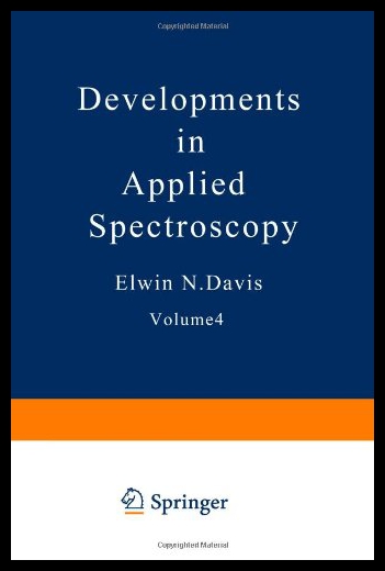 【预售】Developments in Applied Spectroscopy: Volume 4 Pr