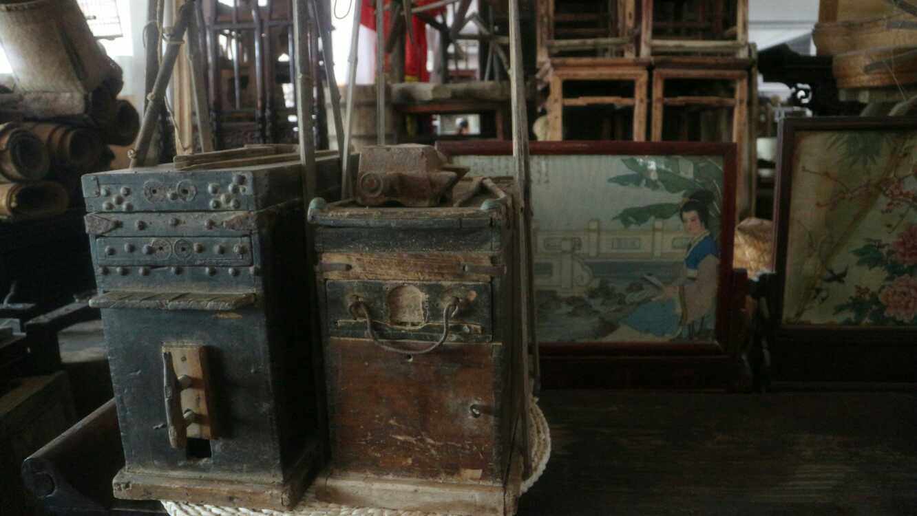 怀旧老物件焗活工具咕噜子老旧挑担焗盆焗碗用古玩杂项收藏摆件