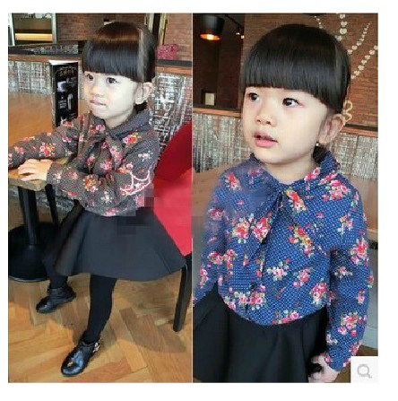 Chemise fille à manche longue - Ref 2087100 Image 1