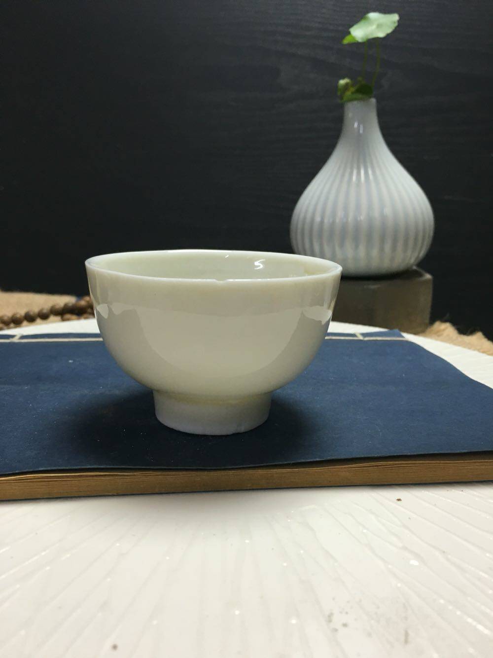 个人收藏 明代德化窑 大口杯 收藏老杯子 古董瓷器 明代老件杯子