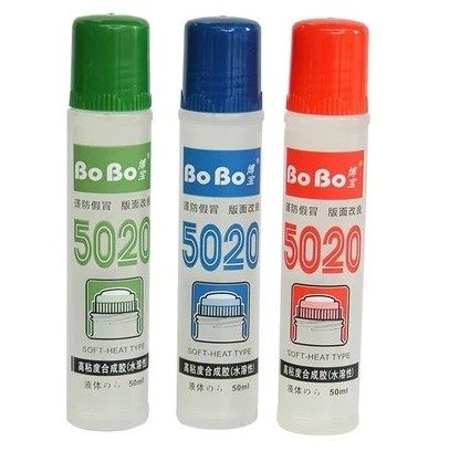 博宝bobo 5020胶水/博宝ys-808文具胶水 高粘度液体胶水/50ml