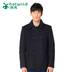 Hot air men's Korean men's wool coats in winter City Boy Slim leisure jacket 11W5906