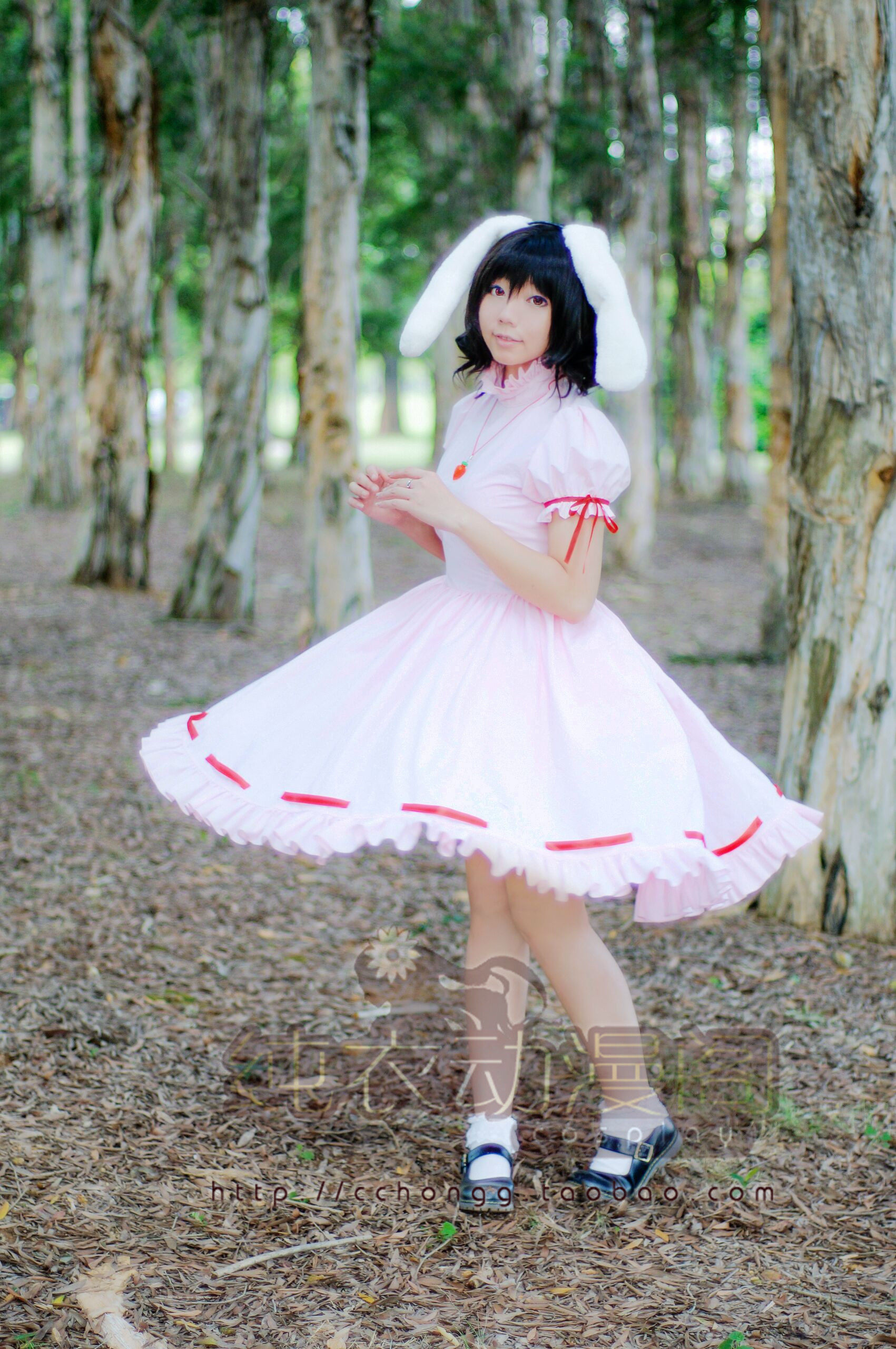 【三八联盟】东方project 腹黑兔 cosplay 因幡帝 cos  服