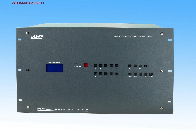 VGA四进四出 4进4出VGA矩阵切换器 编程 遥控 MVX-404 LANBE蓝宝