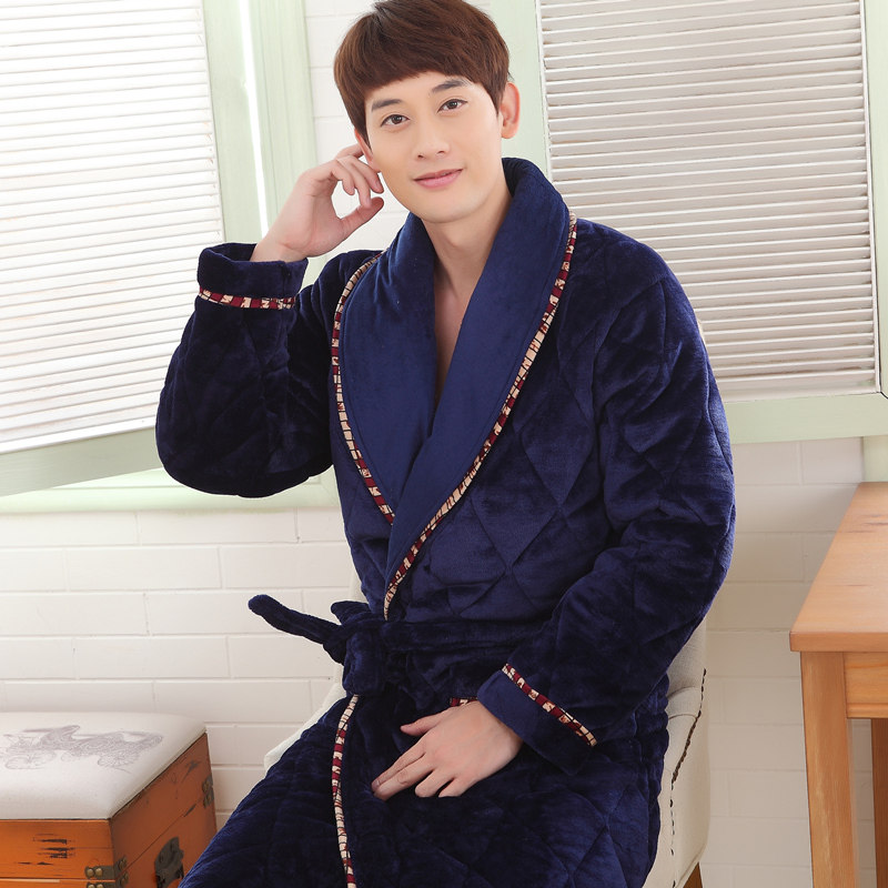 Peignoir jeunesse impression Sapphire robe matelassée bleu - Ref 602656 Image 1