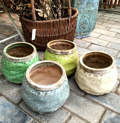 爱上花园夏季新品|外贸上釉花盆|布袋子束口盆 四色 特惠款