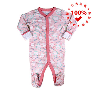 正品老海军OLD NAVY梨子婴幼儿连体衣长款包屁爬服纯棉哈衣女宝宝