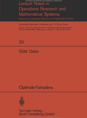 【预订】Optimale Fahrplane