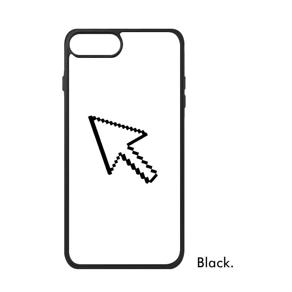 适用于iPhone电脑鼠标箭头像素Xr手机壳max保护套678plus硅胶11