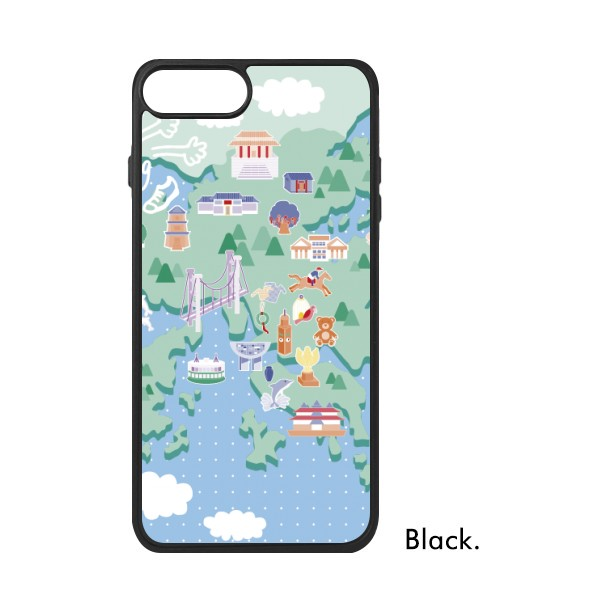 适用于iPhone通地图中国观光游览Xr手机壳max保护套678pro硅胶112