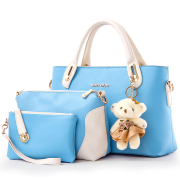 Baby Tao 2015 winter season new color Europe and three-piece fashion picture-bag handbag bag beauty