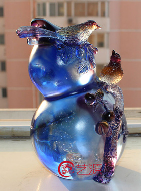 琉璃领导结婚礼物家居装饰送长辈