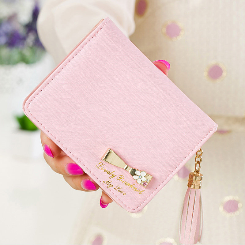 探戈2019新款钱包女 短款 可爱学生蝴蝶结花朵镶钻皮夹女士钱包在类目 箱包皮具/热销女包/男包, 钱包中 - 来自Buy2taobao.com提供专业的淘宝代购服务