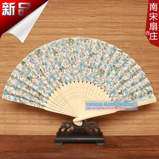 绢扇 6寸女式 跳舞工艺礼品女扇和风扇 棉质中国风扇子 2015年新款