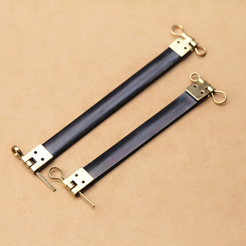 DIY手工包包配件 优质10cm/12cm 扫铜色带挂耳弹片口金