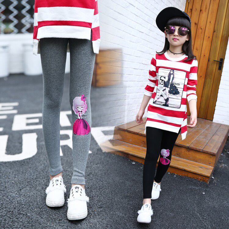 Pantalon fille en mélange - Ref 2061194 Image 1