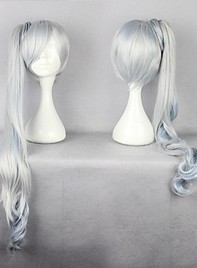 RWBY白银色和白色混合动漫假发