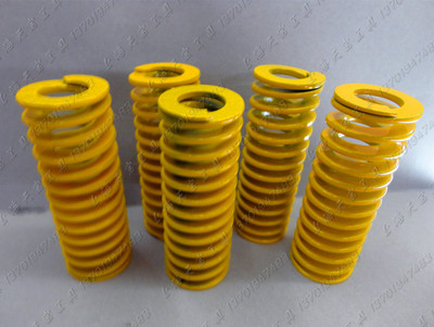 强力弹簧压簧 黄色TF较小负荷磨具弹簧 60*60-500 汽车减震弹簧