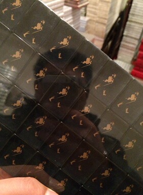 全国包邮  小金人卡通水晶亚克力麻将 34MM小号一级品宿舍麻将牌