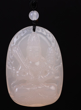 白色守护神玉髓虚空藏菩萨生肖牛