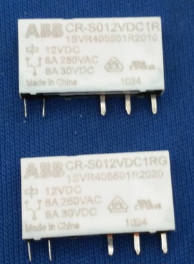 ABB继电器CR-S012VDC1R   1SVR405501R2010-12VDC