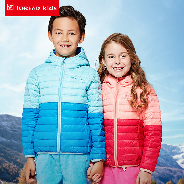Toread 探路者 750蓬 80%白鸭绒 儿童羽绒服 优惠券折后￥109包邮（￥139-30）多色可选