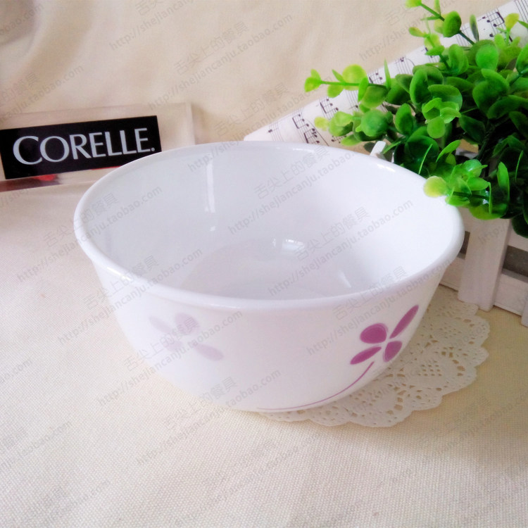 American imports Corning Glass tableware CORELLE quality goods Discounts violet Lucky clover 900ml Noodle bowlin the Tableware , Tableware , Bowl  category - from Buy2taobao.com to provide professional Taobao agent buy service
