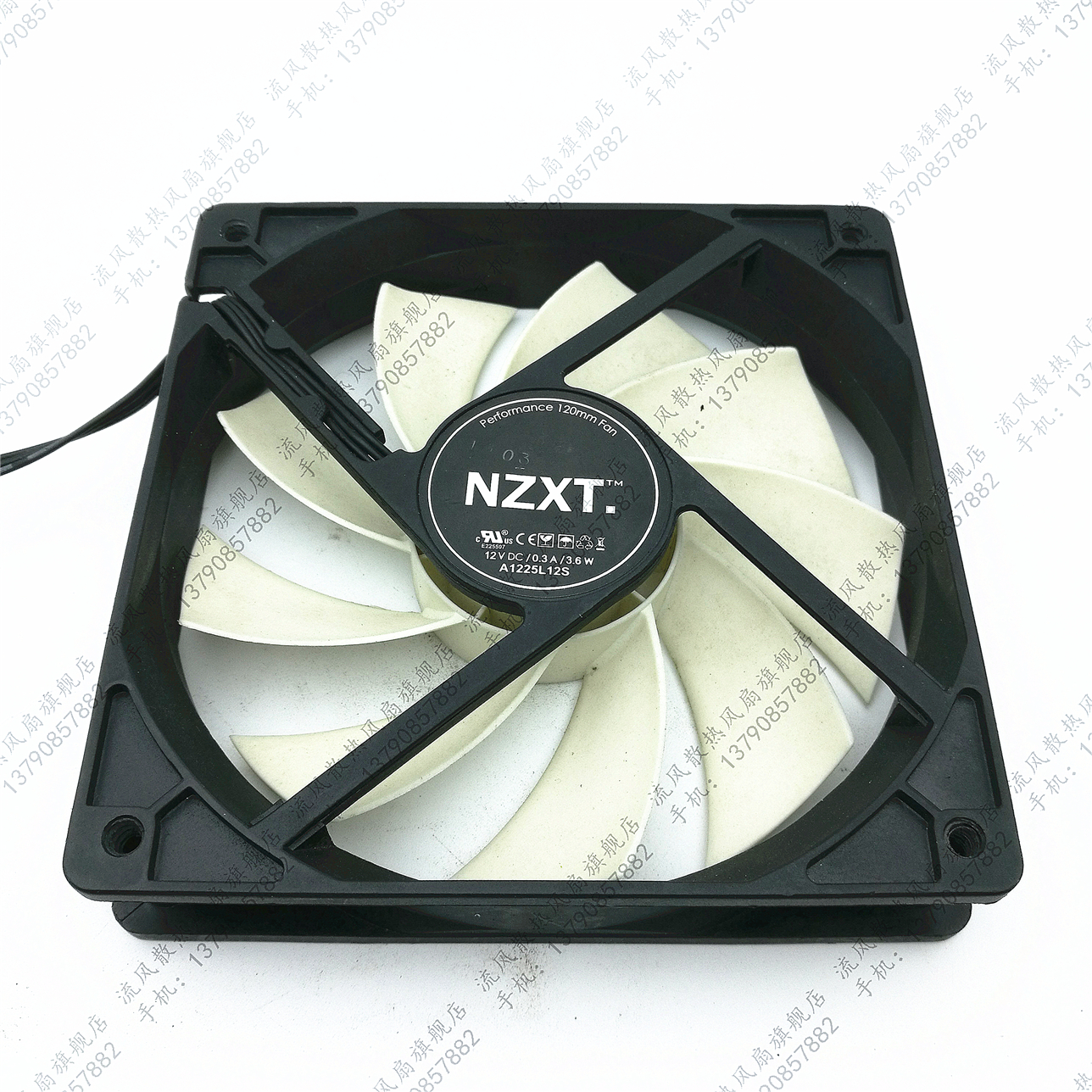 NZXT风扇A1225L121S Performance 120mm Fan 12V 0.3A 3.6W 12025