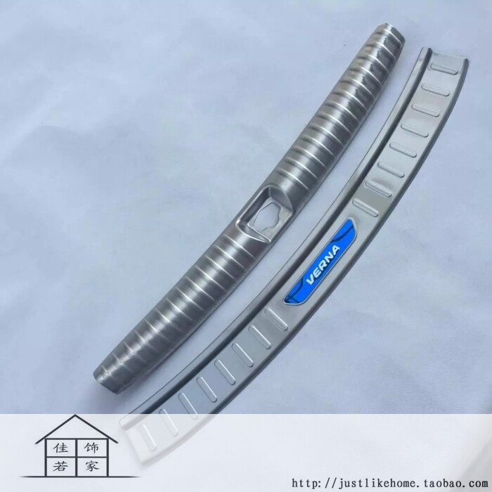 现代悦纳内外拉丝激光尾箱后护板