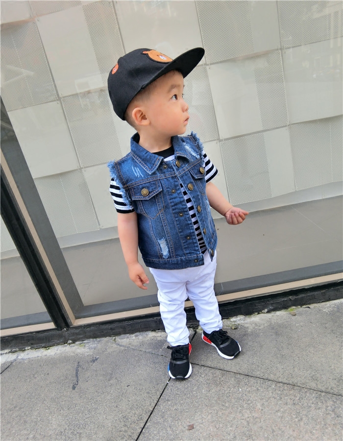 Gilet enfant KACOCO en toile - Ref 2069122 Image 4