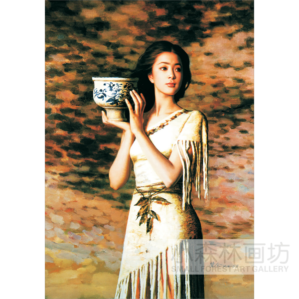 酒吧艺术画 酒店浴室装饰画客厅卧室画ktv宾馆壁油画芯美女图逆光图片