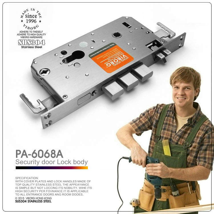 VIBORG/域堡不锈钢大门锁配件