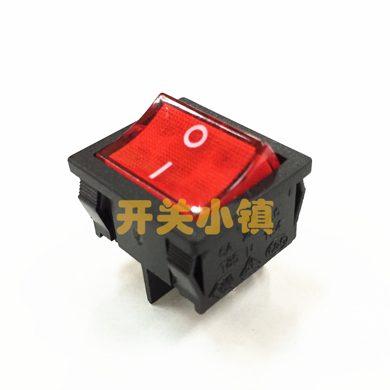 HONGJU台湾宏聚进口船型开关 MR-4-210-C5L-BR/BG KCD2-201N 4脚