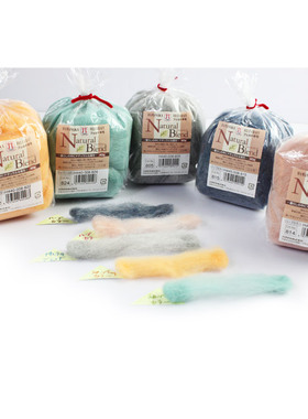 【酱酱羊毛毡】日本hamanaka短纤自然绒感羊毛Natural Blend系列