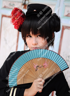 APH黑塔利亚 王春燕 剑网三 剑侠情缘三 唐门萝莉 双发包cos假发