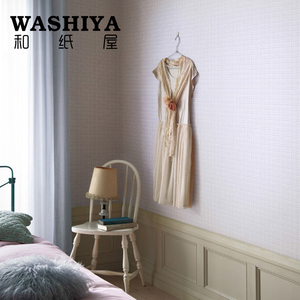 【和纸屋】欧式甜美紫色肌理优雅卧室 进口日本墙纸壁纸 按米卖