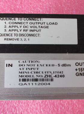 MINI ZHL-4240 700-4200MHz 40dB SMA 微波功率放大器 射频功放