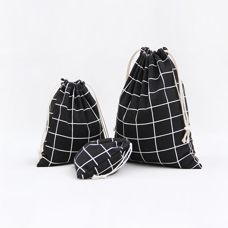 grid Storage bag Cotton and hemp lattice Cloth bag Bundle pocket Drawstring Tea Lipstick mirror Finishing Bag New products Red crownin the Storage consolidation , Home Storage appliances , Storage bag , Other admission package  category - from Buy2taobao.com to provide professional Taobao agent buy service