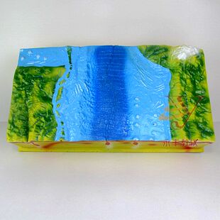 板块构造及地表形态模型地理科学地质地壳运动教学仪器