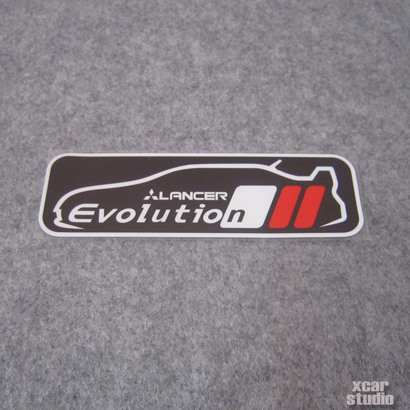 日本三菱汽车贴纸 篮瑟 LENCER EVOLUTION 尾箱后玻璃划痕贴