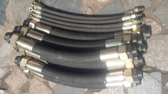 ống thủy Ống dầu thủy lực cao áp bện bằng thép, ống cao su, ống nhiệt độ cao, cụm giữ ống dầu cao su may bam ong thuy luc ống thủy lực mini