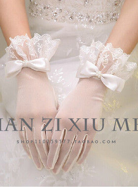 新款新娘婚纱短款白色蕾丝礼服