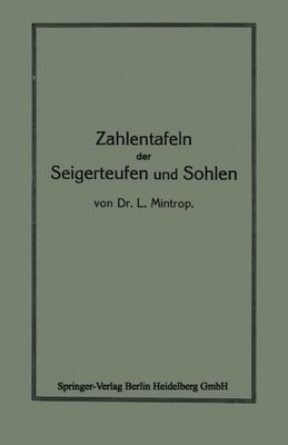 【预订】Zahlentafeln Der Seigerteufen Und So...