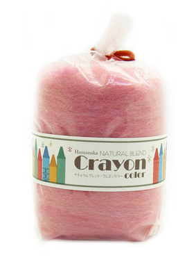 【酱酱羊毛毡】日本进口hamanaka短纤自然绒感蜡笔色系羊毛