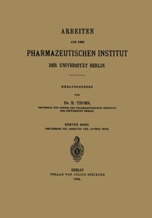 预订 Pharmazeutischen Arbeiten Dem In... Aus